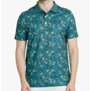 Goodfellow & Co Men's Printed Cocktails Performance Polo Shirt Sz XL